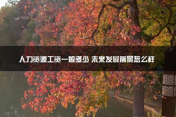 人力资源工资一般多少 未来发展前景怎么样