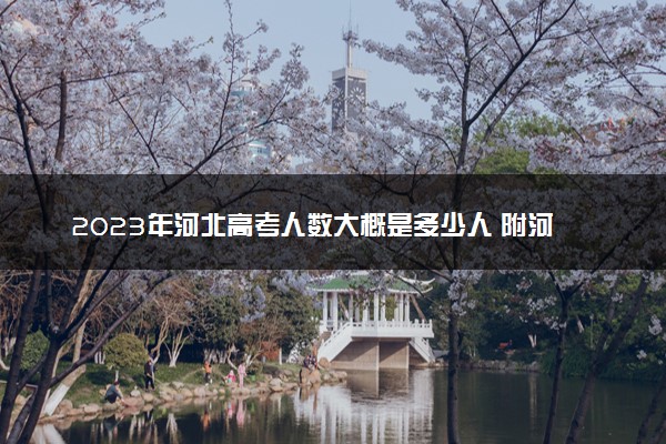 2023年河北高考人数大概是多少人 附河北省历年高考人数