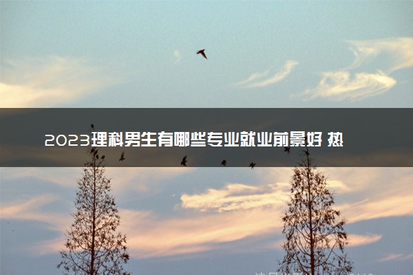 2023理科男生有哪些专业就业前景好 热门专业有什么
