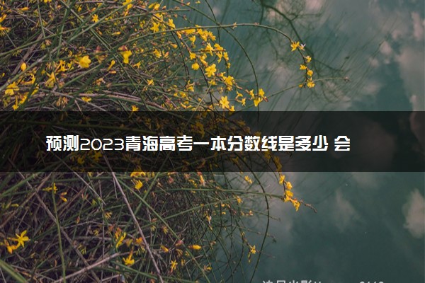 预测2023青海高考一本分数线是多少 会上升还是下降