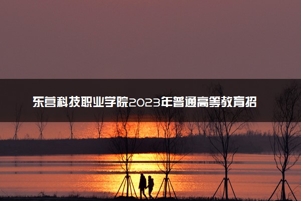 东营科技职业学院2023年普通高等教育招生章程