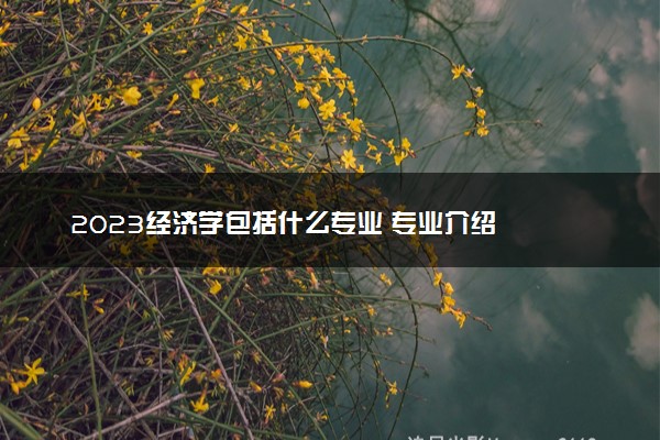 2023经济学包括什么专业 专业介绍
