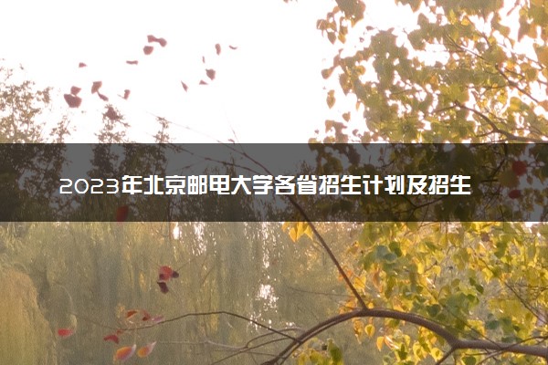 2023年北京邮电大学各省招生计划及招生人数 都招什么专业