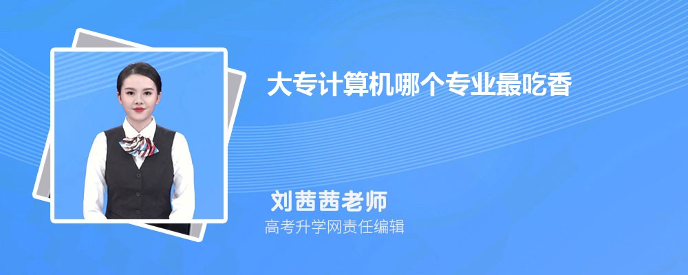 大专计算机哪个专业最吃香  最好找工作的计算机类专业