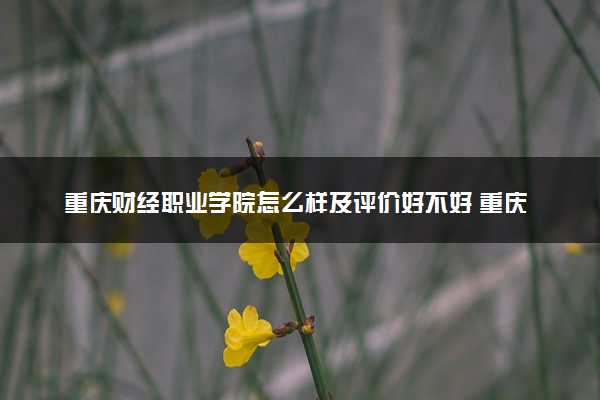 重庆财经职业学院怎么样及评价好不好 重庆财经职业学院口碑如何