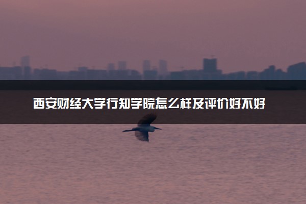 西安财经大学行知学院怎么样及评价好不好 西安财经大学行知学院口碑如何