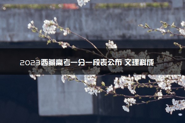 2023西藏高考一分一段表公布 文理科成绩排名出炉