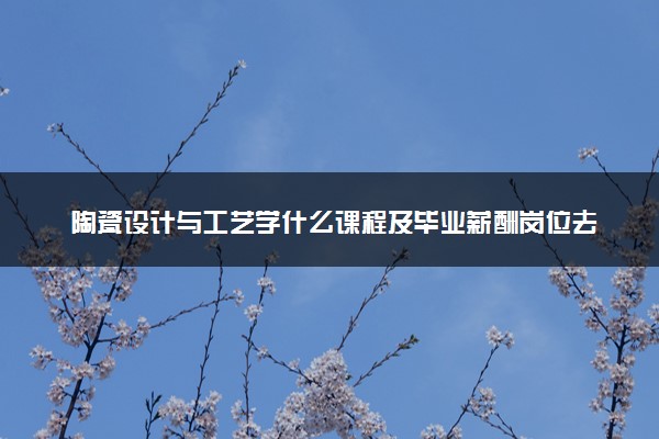陶瓷设计与工艺学什么课程及毕业薪酬岗位去向 就业前景怎么样
