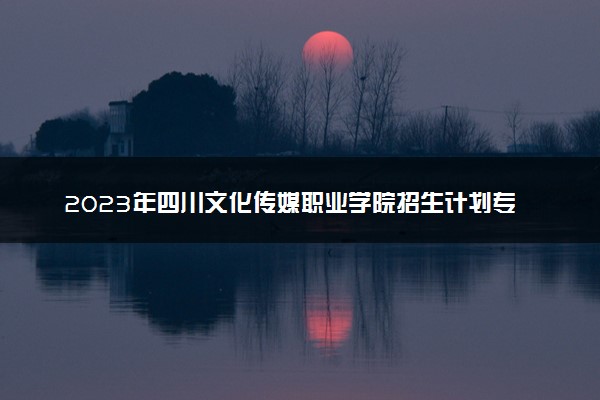 2023年四川文化传媒职业学院招生计划专业及各省录取分数线位次