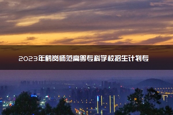 2023年鹤岗师范高等专科学校招生计划专业及各省录取分数线位次