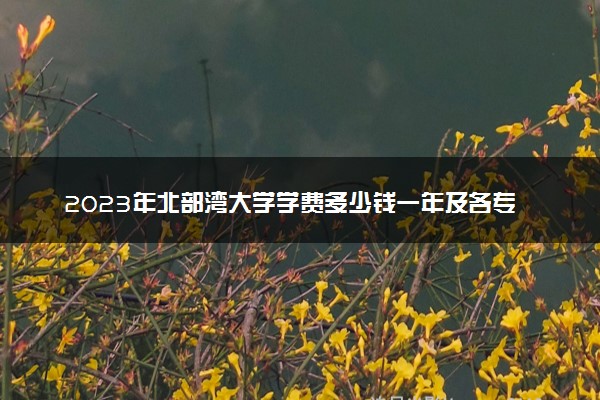 2023年北部湾大学学费多少钱一年及各专业收费标准查询 大约需要多少费用