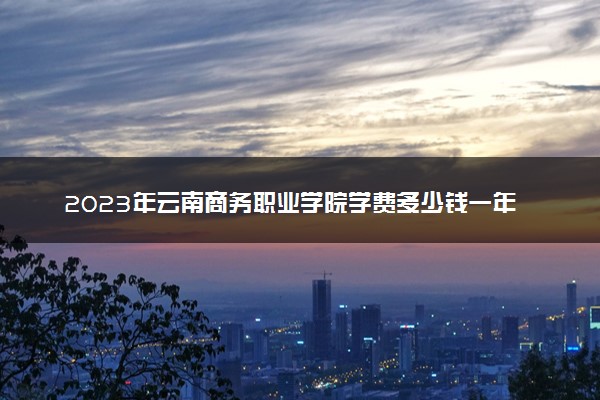 2023年云南商务职业学院学费多少钱一年及各专业收费标准查询 大约需要多少费用