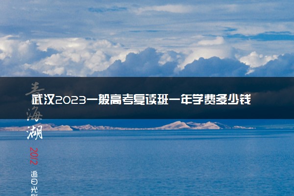武汉2023一般高考复读班一年学费多少钱 贵吗