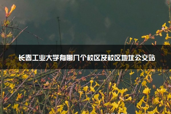 长春工业大学有哪几个校区及校区地址公交站点 分别都在哪里
