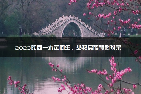 2023陕西一本定向生、少数民族预科班录取情况公布 招多少人