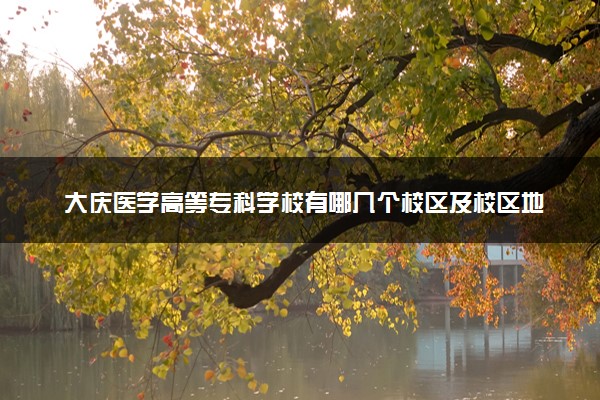 大庆医学高等专科学校有哪几个校区及校区地址公交站点 分别都在哪里