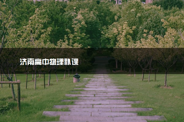 济南高中物理补课