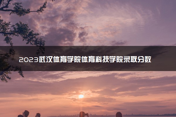 2023武汉体育学院体育科技学院录取分数线是多少 各省历年最低分数线