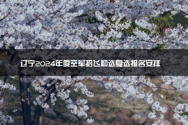 辽宁2024年度空军招飞初选复选报名安排 有哪些报名条件
