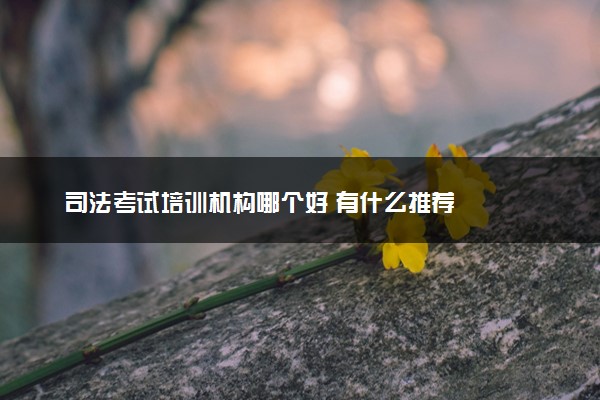 司法考试培训机构哪个好 有什么推荐