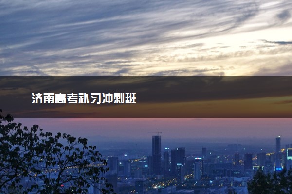 济南高考补习冲刺班