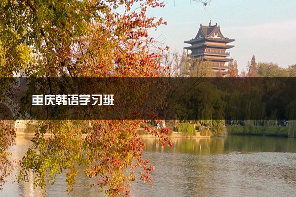 重庆韩语学习班