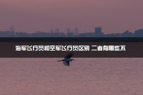 海军飞行员和空军飞行员区别 二者有哪些不同
