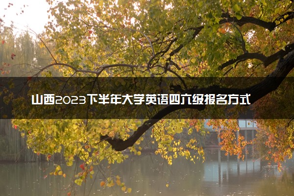 山西2023下半年大学英语四六级报名方式及收费标准