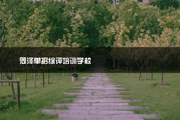 菏泽单招综评培训学校