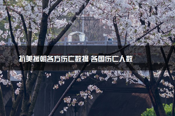 抗美援朝各方伤亡数据 各国伤亡人数