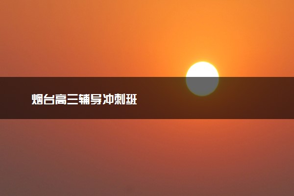 烟台高三辅导冲刺班
