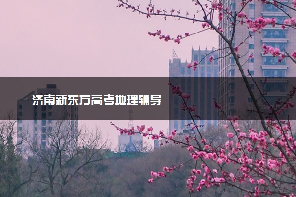 济南新东方高考地理辅导