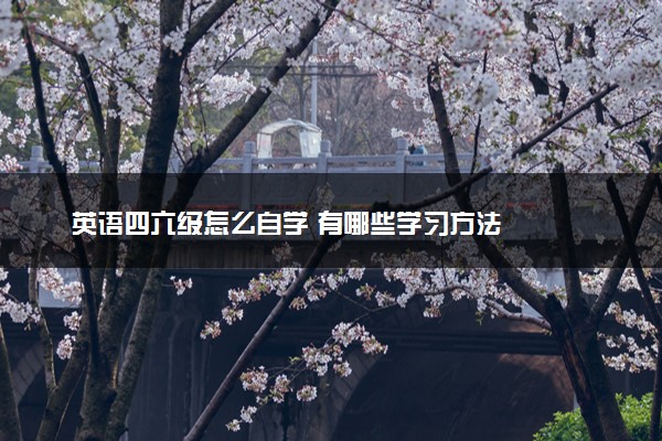 英语四六级怎么自学 有哪些学习方法