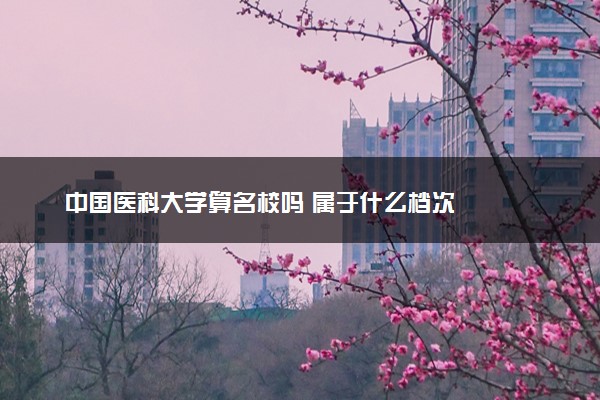 中国医科大学算名校吗 属于什么档次