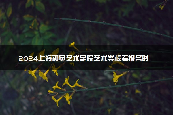 2024上海视觉艺术学院艺术类校考报名时间及考试时间