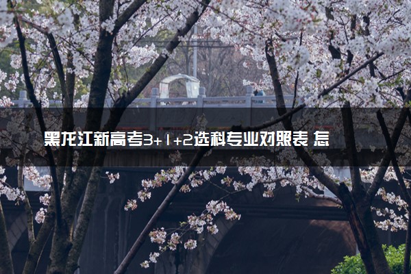 黑龙江新高考3+1+2选科专业对照表 怎么选科比较好