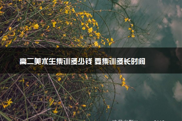 高二美术生集训多少钱 要集训多长时间