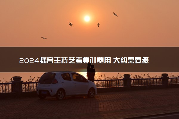 2024播音主持艺考集训费用 大约需要多少钱
