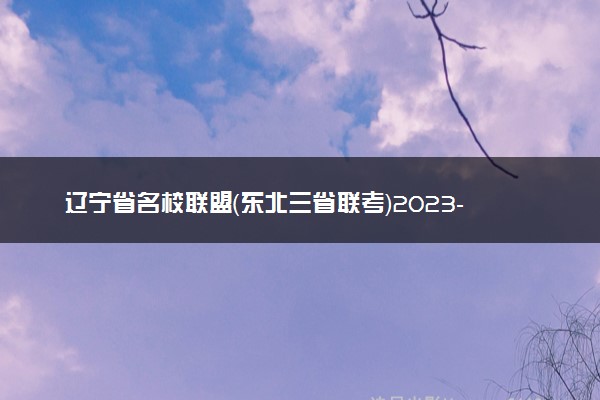 辽宁省名校联盟（东北三省联考）2023-2024学年高三上学期12月月考历史试题