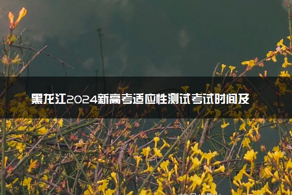 黑龙江2024新高考适应性测试考试时间及科目分值