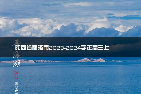 陕西省商洛市2023-2024学年高三上学期12月月考理综