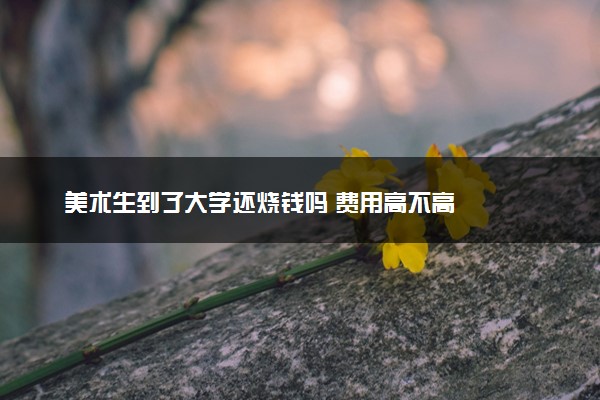 美术生到了大学还烧钱吗 费用高不高