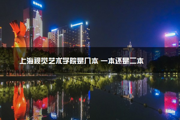 上海视觉艺术学院是几本 一本还是二本