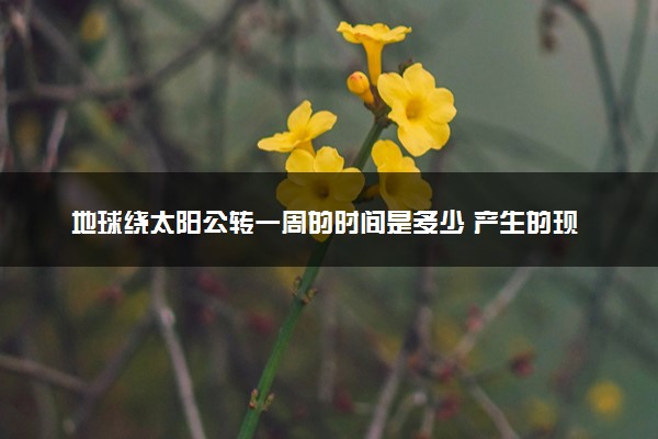 地球绕太阳公转一周的时间是多少 产生的现象有哪些