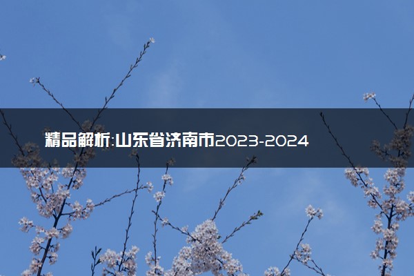 精品解析：山东省济南市2023-2024学年高三上学期期末学习质量检测物理试题（原卷版）