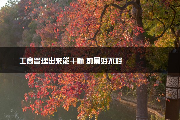 工商管理出来能干嘛 前景好不好