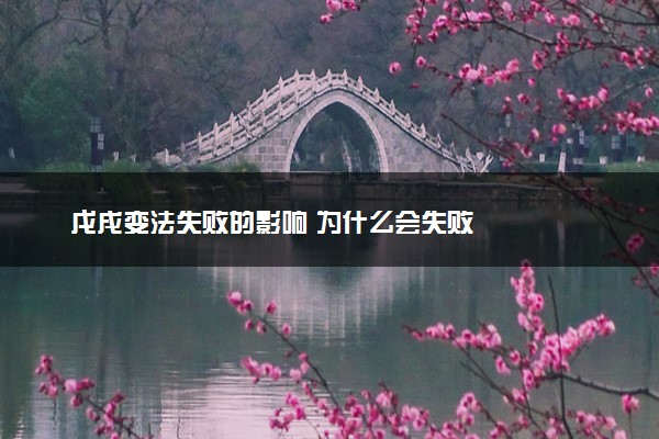 戊戌变法失败的影响 为什么会失败