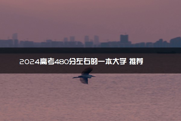 2024高考480分左右的一本大学 推荐报考的院校名单