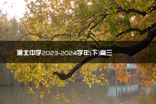 渝北中学2023-2024学年（下）高三2月月考质量监测 地理答题卡