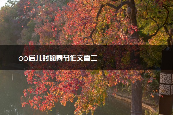 00后儿时的春节作文高二